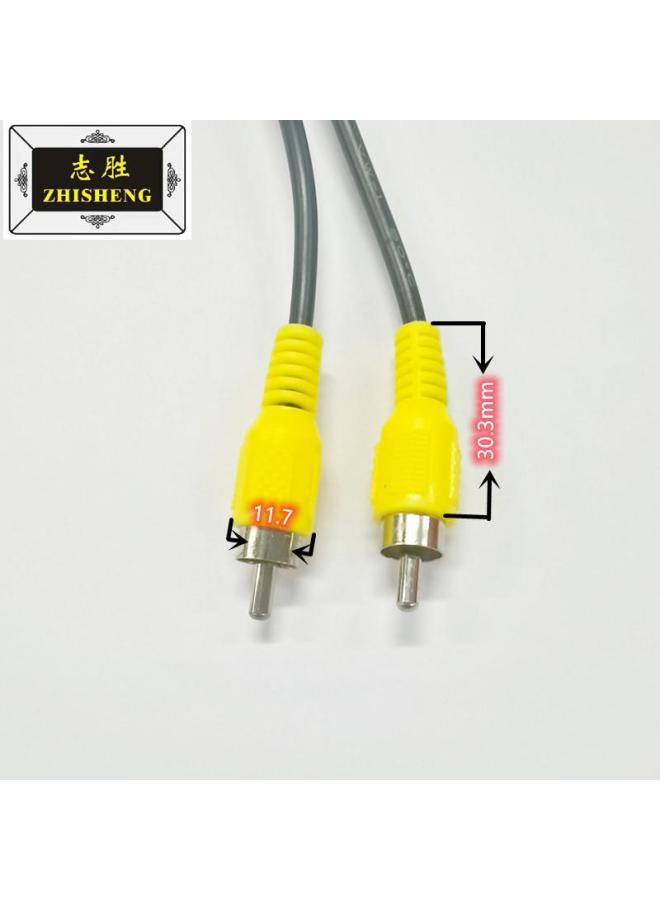 Lotus One-to-one Coaxial Digital Audio And Video Rca Male Projector Subwoofer Audio Connection Coaxial AV Cable-Color:Black-Line Length:1.5 M  - Image 4