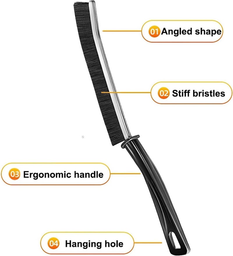 PPK24X9 Mini Gap Cleaning Brush, Hard Bristle Multipurpose Crevice Cleaning Brush, Dead Corner Cleaning Brush Used for Toilet Bathroom Kitchen Tiles Window All Type of Gap & Corner  - Image 2