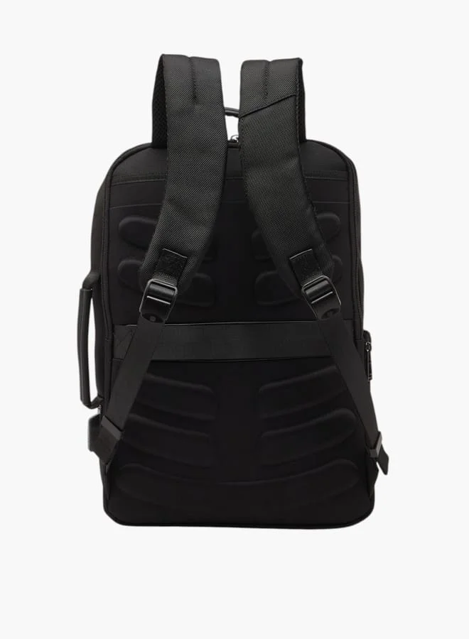 DUCHINI Men's Solid Backpack with Adjustable Straps and Handle