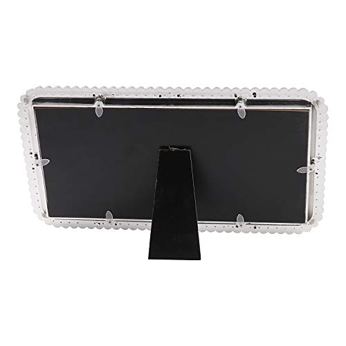 Lavanaya Silver Antique Silver Finish Table Top Photo Frame (Pearl Silver) - Image 4