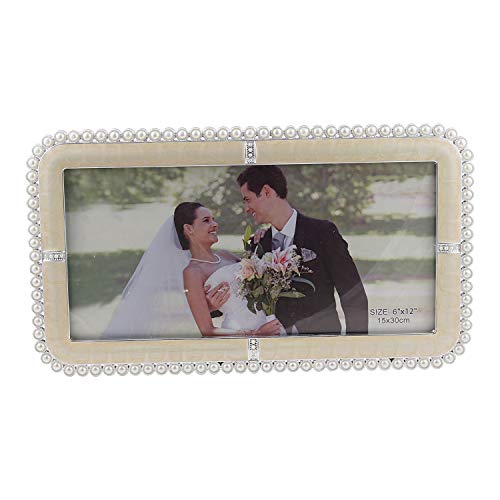 Lavanaya Silver Antique Silver Finish Table Top Photo Frame (Pearl Silver) - Image 1