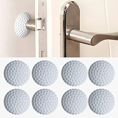 Hian Door Stopper Bumper, Curb Wall and Door Damage, Reduce Noise, and Elevate Home Aesthetics, Protecting Walls, Doors, Cabinets, and Furniture (Pack of 08, White) - Image 1