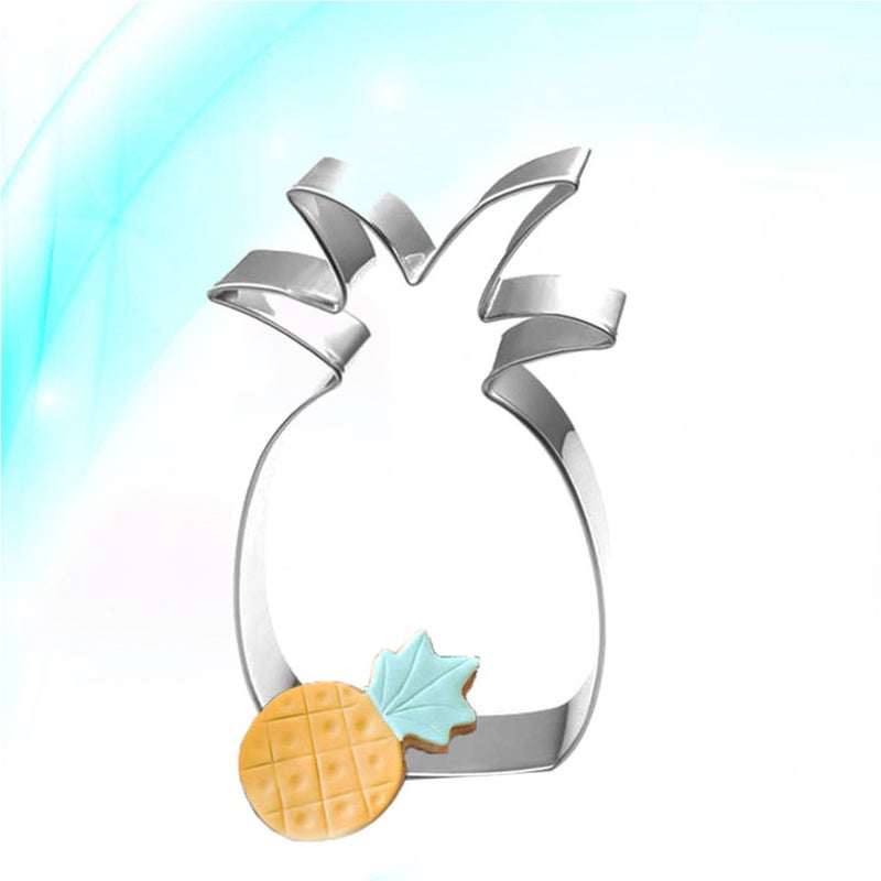 2pcs Baking Mold Stainless Steel Pineapple Shape Biscuits Cookie Stamp Baking Mold Kitchen Cookie Mold Cake Decoration Tool - Image 5