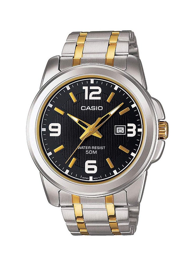 CASIO Unisex 2-Piece Stainless Steel Analog Watch Set MTP/LTP-1314SG-1AV - Image 2