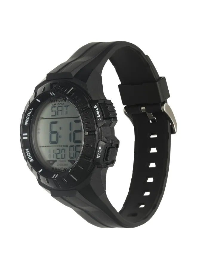 fastrack Men's Digital Round Shape Polyurethane Wrist Watch - 38067PP03 - 57 Mm - Image 5