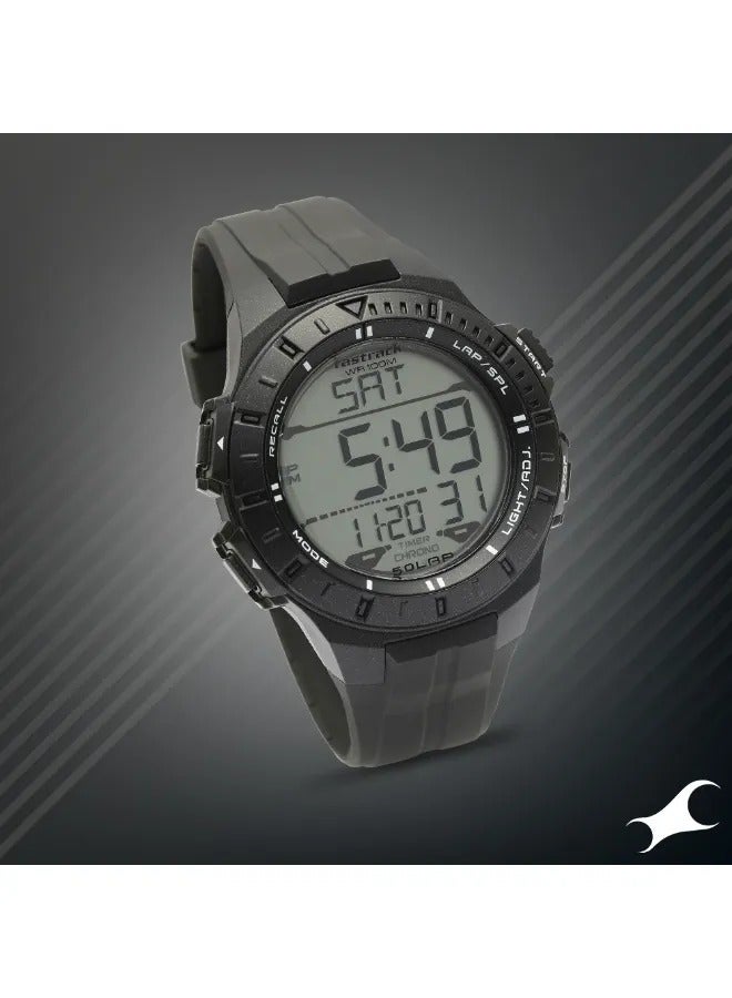 fastrack Men's Digital Round Shape Polyurethane Wrist Watch - 38067PP03 - 57 Mm - Image 1
