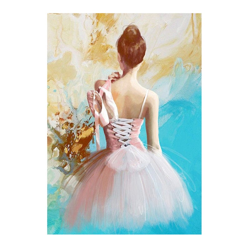 5D Diamond Painting Type 4 Colorful Pattern With Assist Tools - Individual Rhinestone Bags Diy Wall Decor For Home Living Room Study Entrance Gift Recipients - Image 1