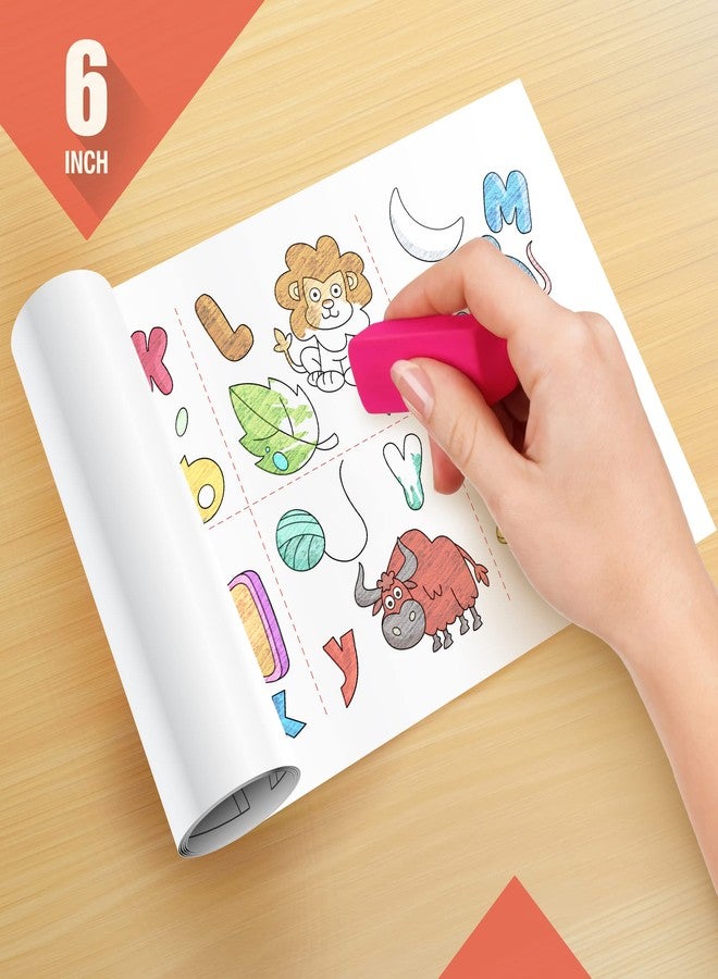 Inkmeo | Alphabet Wall Colouring Roll | AR Enabled | Interactive Educational Learning Chart | for Kids | of All Ages | Best Gift | Size (6 X 40 Inches) | Letter Recognition - Image 4