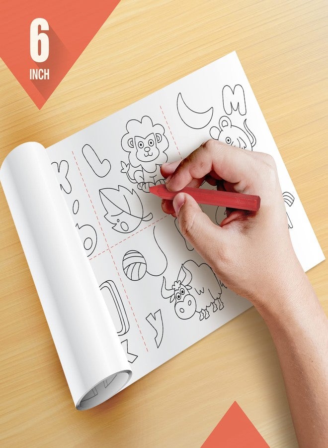 Inkmeo | Alphabet Wall Colouring Roll | AR Enabled | Interactive Educational Learning Chart | for Kids | of All Ages | Best Gift | Size (6 X 40 Inches) | Letter Recognition - Image 3