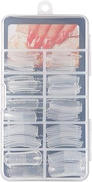 Bluesky Nail Forms for Nail Extensions Dual Forms Acrylic Nail Tips Set of 100 - Image 1