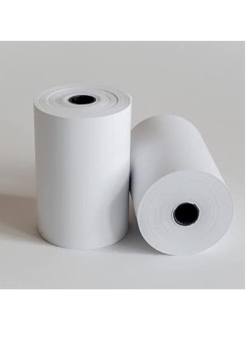 Cash Register Thermal Paper Roll, 7.9 cm x 60 m, White, 5 Pieces
