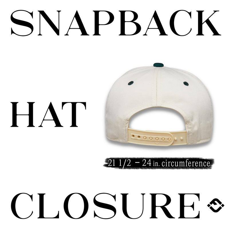 Funky Junque Canvas Trucker Hat Adjustable Snapback Cap Husbands Tab Hat - Go Ask Your Dad - Beige/Green - Image 5