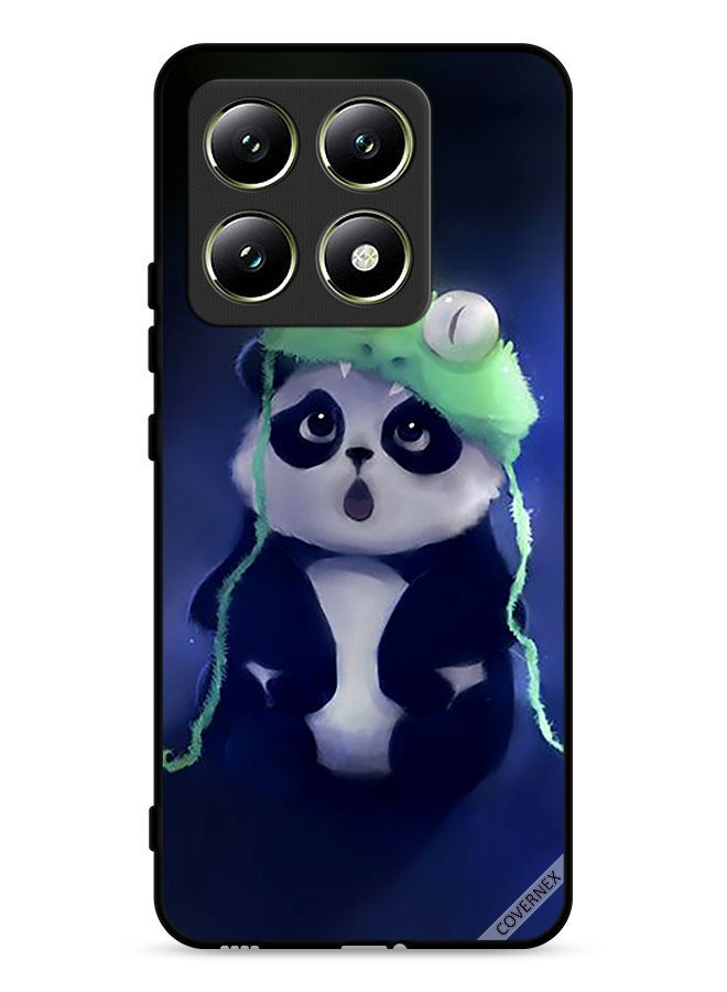Covernex Xiaomi 14T 5G Protective Case Cover Panda In Cap - Image 1
