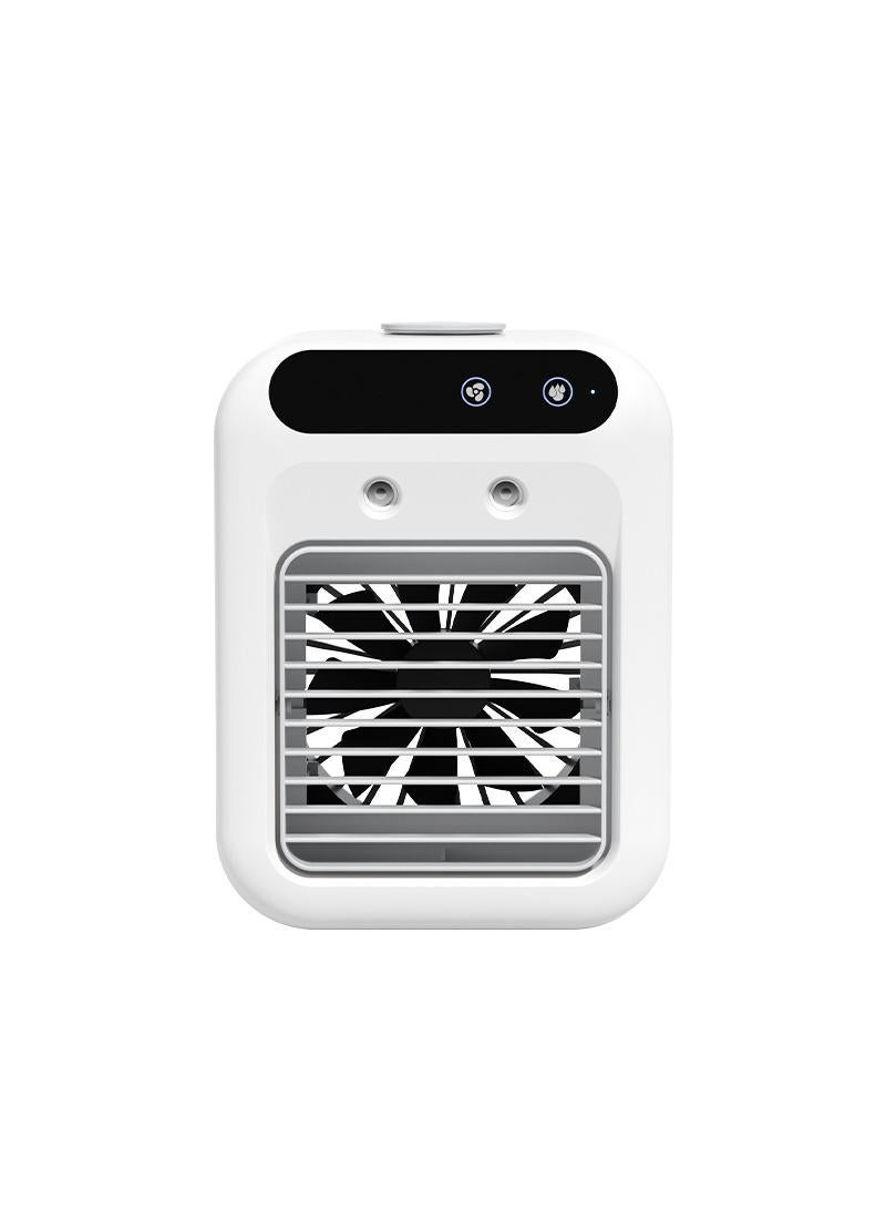 Y&D Mini Air Conditioner Cold Air Silent Humidification Spray Desktop Fan  - Image 1