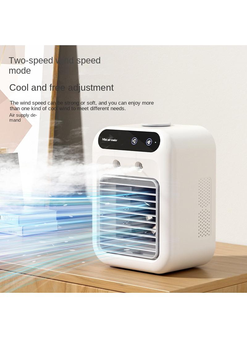 Y&D Mini Air Conditioner Cold Air Silent Humidification Spray Desktop Fan  - Image 5