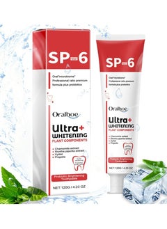 SP-6 Toothpaste, SP-6 Toothpaste, SP-6 Probiotic Toothpaste, SP-6 Probiotics Whitening Toothpaste, Brightening, Stain Removal, Fresh Breath, Teeth Whitener Toothpaste
