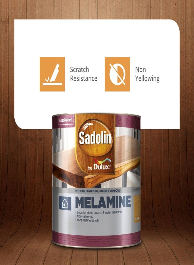 Dulux Sadolin by Dulux | Melamine Wood Polish Gloss Finish | Premium Finish for All Kinds of Wood | Superior Stain, Scratch, and Water Resistance, 4 litres - Image 2