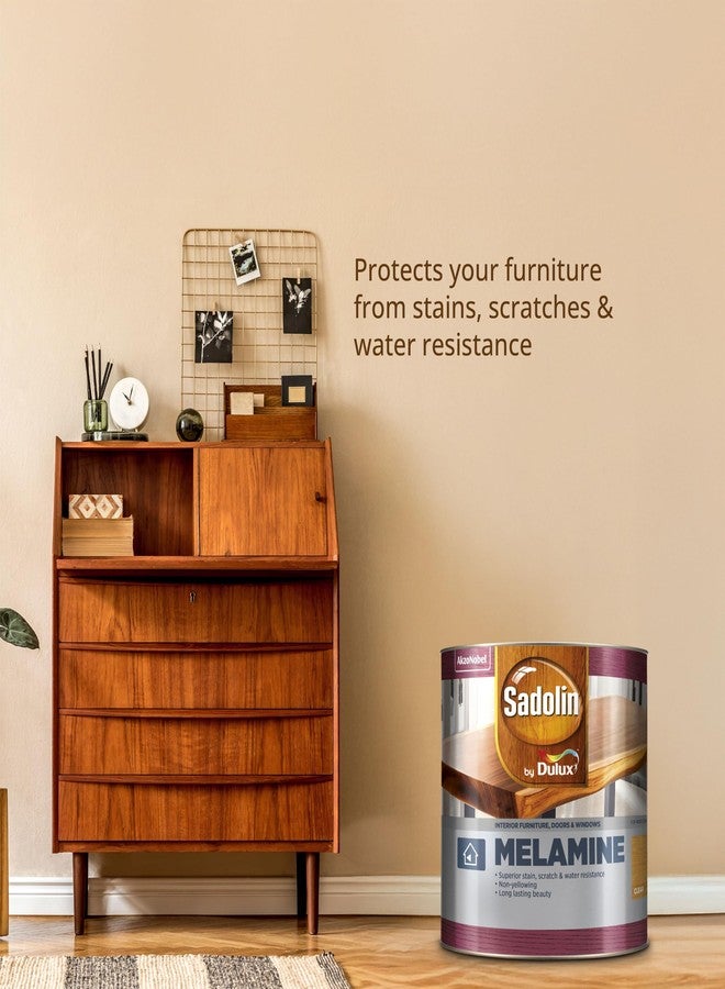 Dulux Sadolin by Dulux | Melamine Wood Polish Gloss Finish | Premium Finish for All Kinds of Wood | Superior Stain, Scratch, and Water Resistance, 4 litres - Image 3