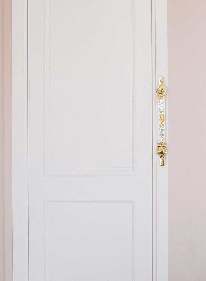 HOMSFOU Decorative Metal Mezuzah Scroll for Door Home Blessing Ornament Chic Judaica Decor for Entryway Meaningful Hanukkah - Image 5