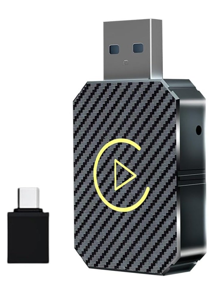 Generic Wireless Bluetooth Carplay Adapter, 2 in 1 Wireless Carplay Adapter, Mini Edition Wireless Adapter for Android Auto, Compatible with Cars with AA and Carplay, USB C/A Cables  - Image 5