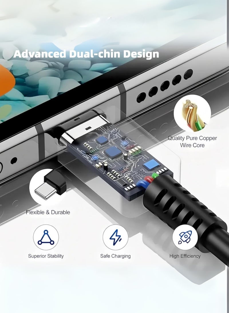 DUSALA 45W 5A Super Fast Charger with 1M USB-C Cable | Premium Quality, Fast Charging Adapter for Samsung & Android Devices - Image 5