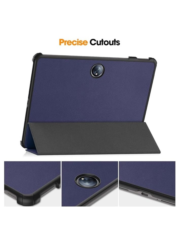 Protective Case Compatible With OnePlus Pad 2 /OnePlus Pad Pro 12.1inch 2024 Tri-Fold Smart Tablet Case,Lightweight Protective Hard PC Back Shell Slim Case Multi-Viewing Angle Case (Blue) - Image 3