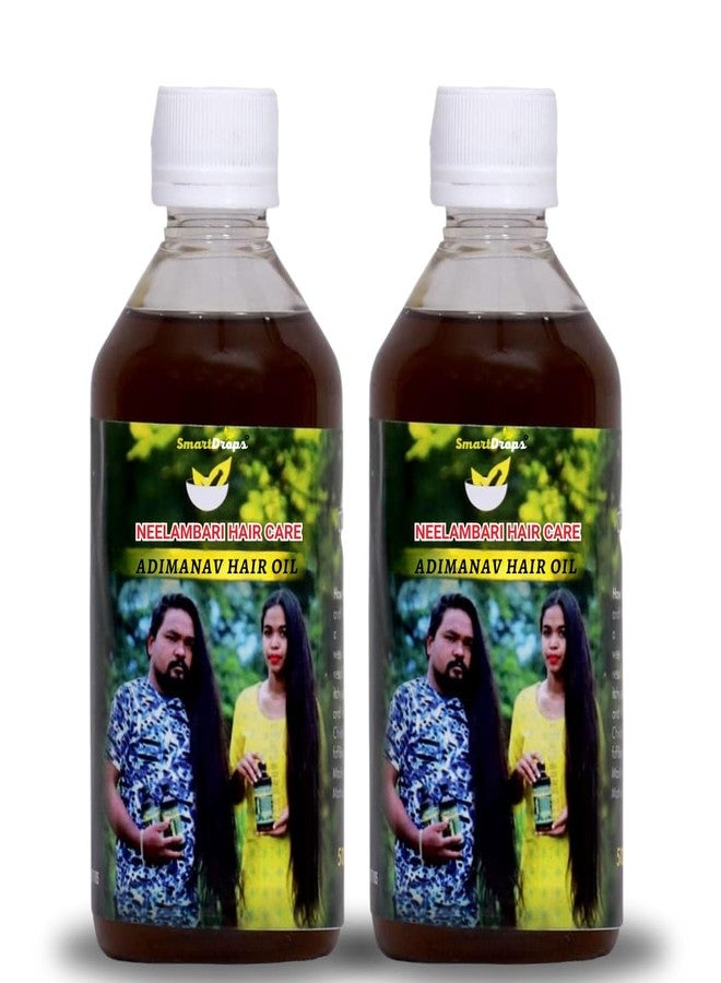 Smartdrops Hair Oil Adimanav Hair Oil For Hair Growth For Women and Men,100 ml, (Pack of 2) - Image 1