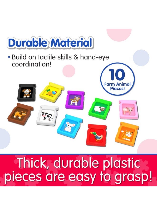 The Learning Journey: Learn with Me - Animal Farm - Teaching Toddler Educational Playset - Counting and Sorting - Preschool Learning Toys & Gifts for Boys & Girls Ages 2-5 Years - Image 3