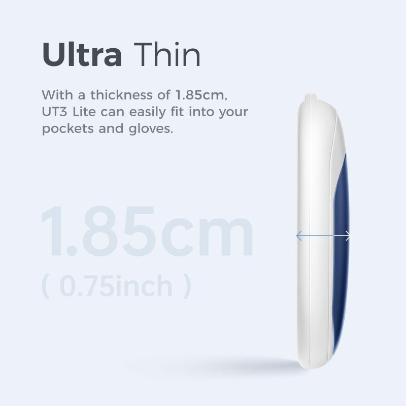 OCOOPA Magnetic Rechargeable Hand Warmers 2 Pack, Fast Heating, 3-Settings, UL Certified, Electric Portable Pocket Heater, Hunting, Golf, Camping Gear, Warm Gifts for Men, UT3 Lite - Image 2