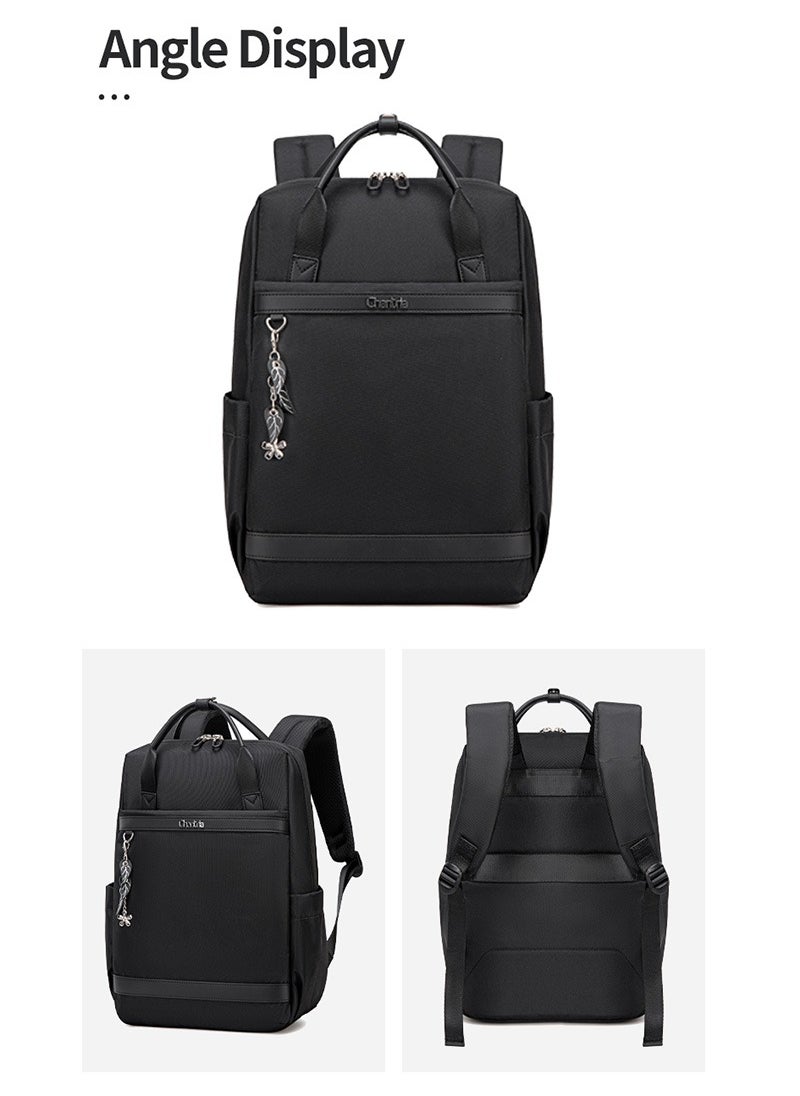 Chantria - Casual School Laptop Backpack, Lightweight Water Resistant Bag with Tablet and Laptop Compartment for Girl - Image 1