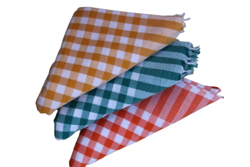 ASH Traders Cotton Chex Bath Towel Combo 300 GSM (Set of 5, Multicolor, 90 cm x 180 cm) Suitable for all men and women. Feel soft cotton - Image 3