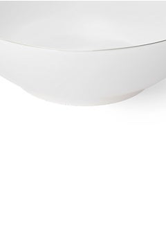 BLACKSTONE Handmade 2mm Platinum Rim Soup Plate - Elegant 8" Fine Dining Soup Plate  - Image 3