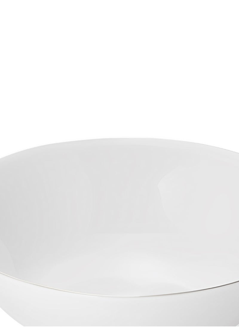 BLACKSTONE Handmade 2mm Platinum Rim Soup Plate - Elegant 8" Fine Dining Soup Plate  - Image 4