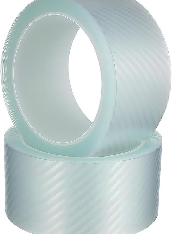 Car Door Edge Protective Tape 2 Rolls Wide Long Secure Adhesion Paint Protection - Image 1