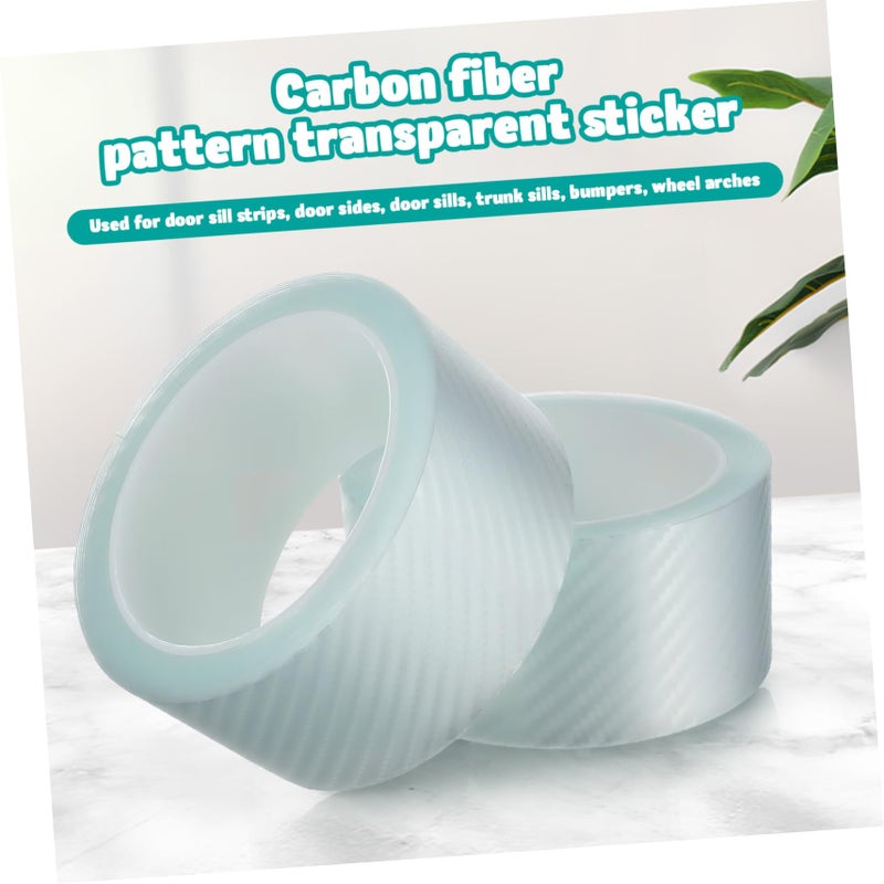 Car Door Edge Protective Tape 2 Rolls Wide Long Secure Adhesion Paint Protection - Image 3