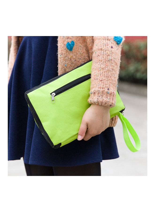 NIBEMINENT Shopping Rolling Trolley Bag Green - Image 3