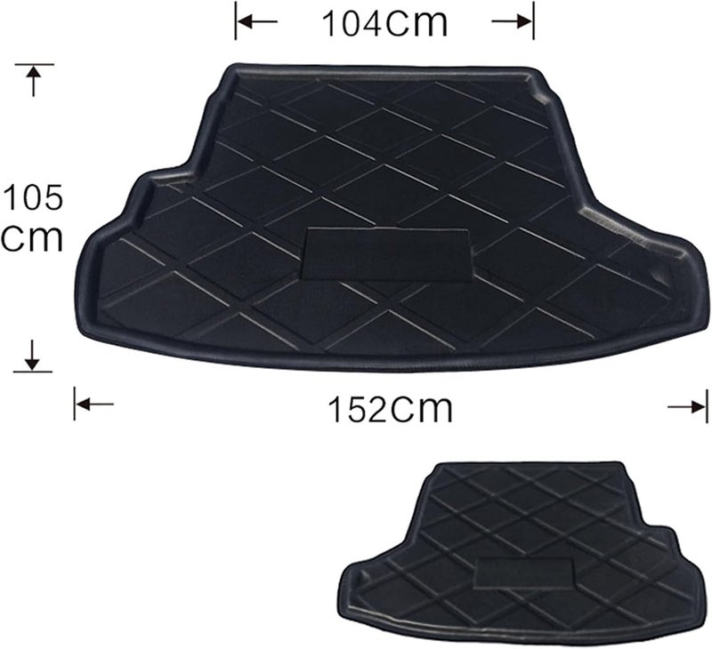 Wivplex Heavy-Duty Trunk Mat for Nissan X-Trail - Image 2