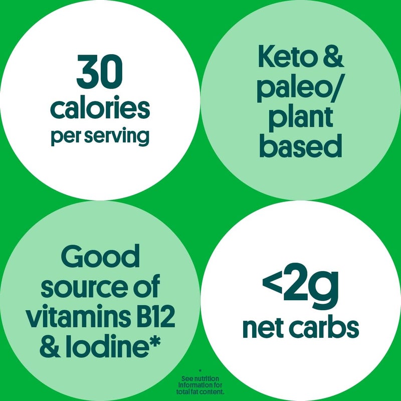 Gimme وجبات خفيفة من الأعشاب البحرية المحمصة العضوية بنكهة الوسابي - 12 حبة - Image 3