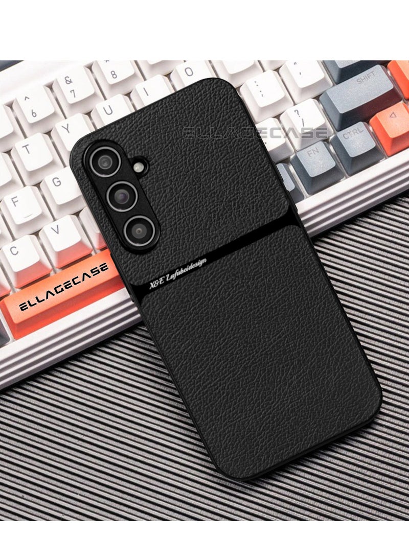 Business Class Case for Samsung Galaxy A55 5G, Ultra-Thin, Built-in Magnetic Plate, Wireless Charging, Shockproof, Full Camera Lens Protection