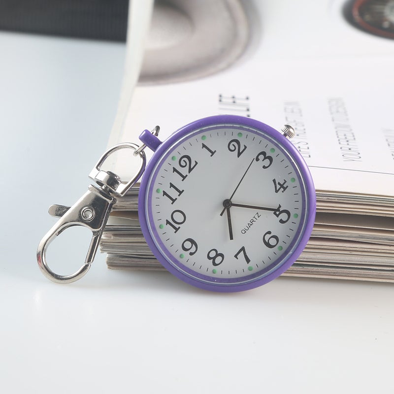 Kids Nurse Large Dial Quartz Pocket Watch Pink  - Image 4