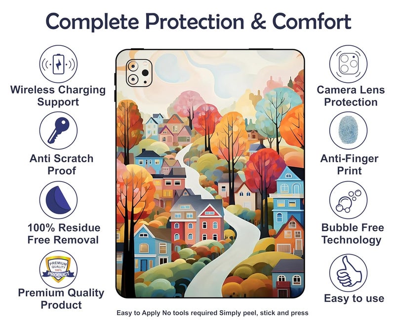 WRAP CRAFT Decal Skin Compatible with iPad Pro 12.9 inch Skin Revamp Your tablet's Style with This Protective & Fashionable Skin for iPad Pro 12.9 inch; iPad Pro 12.9-DP-092 - Image 3