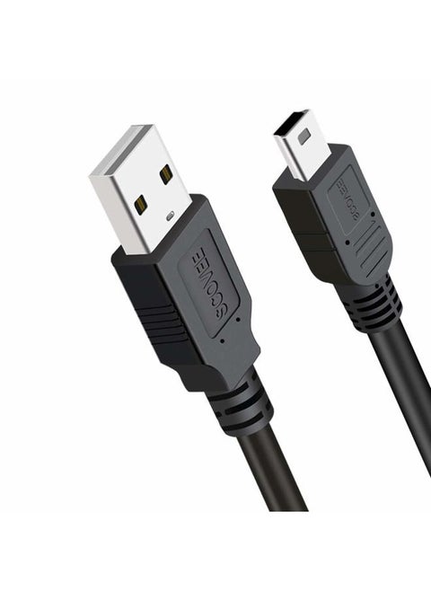 Mini USB Cable Type A to Mini B Charger Cord for PS3 Controller,MP3 Players,Dash Cam,Charger for Canon Camera,for Garmin Nuvi,USB Mini-B Charging Cable Compatible with GoPro Hero 3+ 3ft