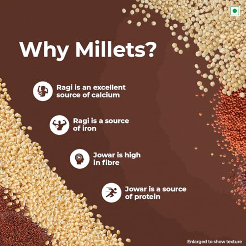 Kellogg's Choco Millet Muesli with 78% Fruit, Seeds & Multigrain| Power Breakfast|No Maida No Palm Oil| India's No 1 Muesli| 400g - Image 4