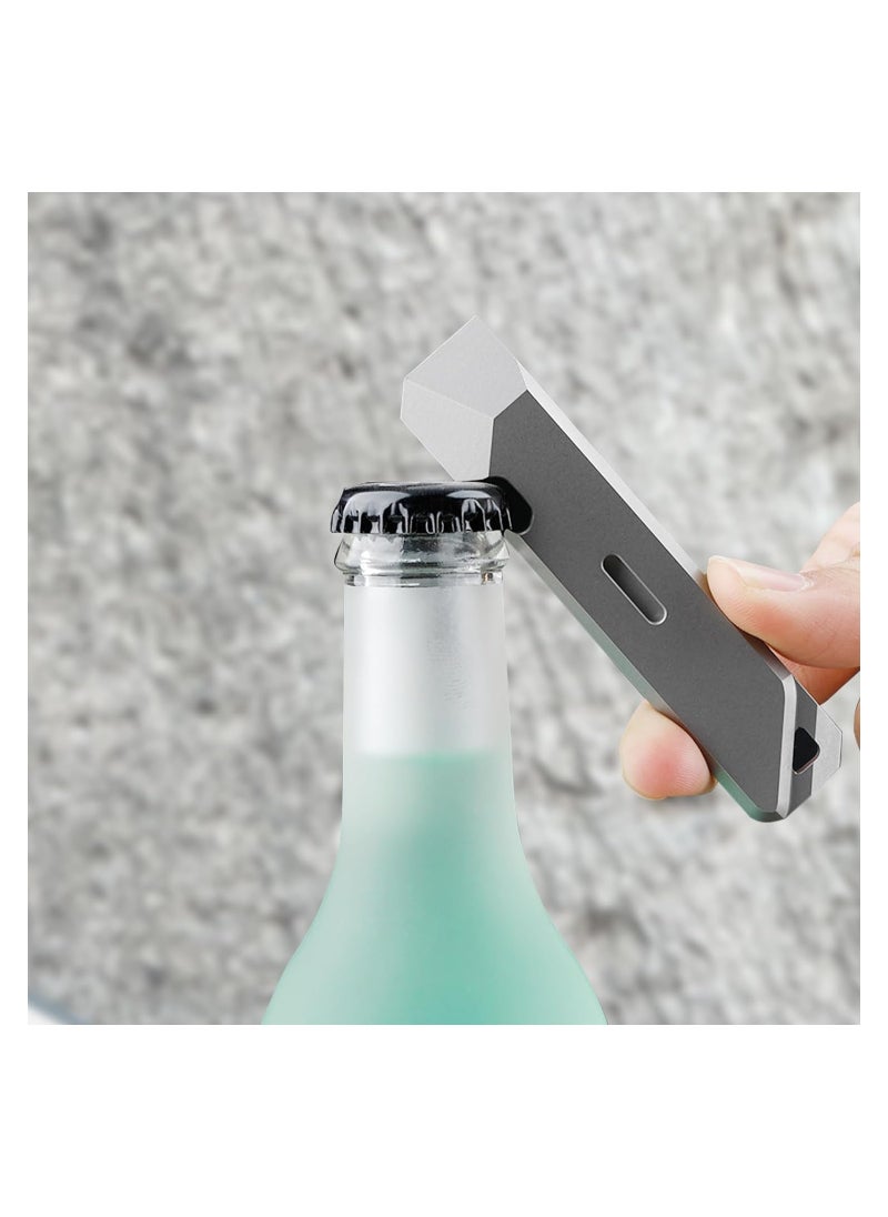 Generic - Titanium EDC Pry Bar - Compact Multitool for Everyday Carry, Featuring Wrenches, Crowbar, Bottle & Box Openers - Your Essential Companion for Camping and Daily Use. - Image 1