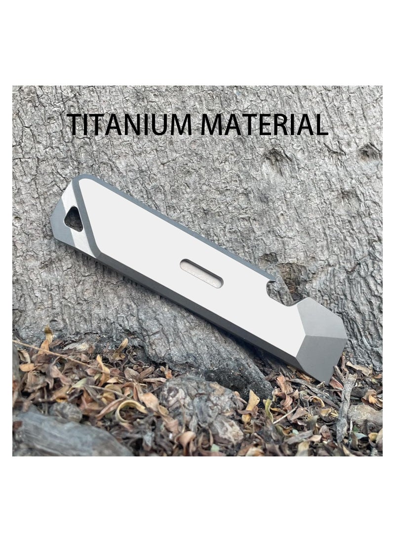 Generic - Titanium EDC Pry Bar - Compact Multitool for Everyday Carry, Featuring Wrenches, Crowbar, Bottle & Box Openers - Your Essential Companion for Camping and Daily Use. - Image 1