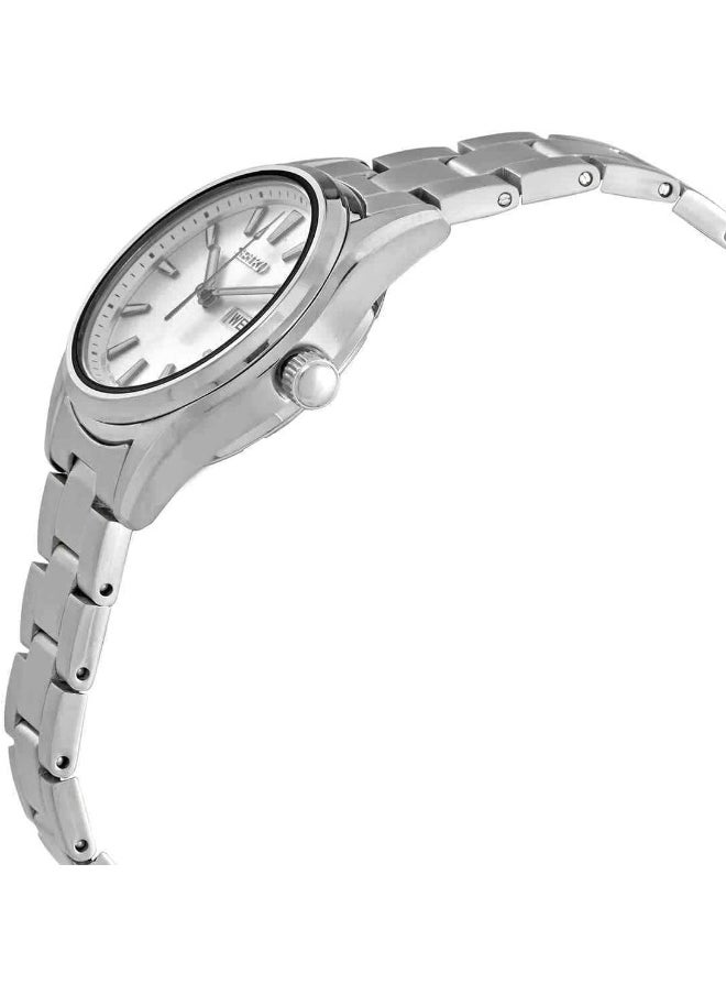 Seiko Neo Classic Quartz Silver Dial Ladies Watch SUR349P1  - Image 3