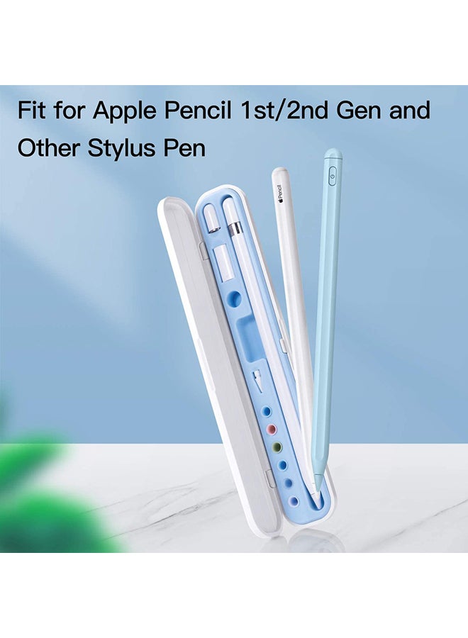 O Ozone Carrying Case for Apple Pencil 2nd Gen and 1st Generation, Storage Box for Apple Pencil, Portable Hard-Shel Protective Case (Light Blue) - Image 2