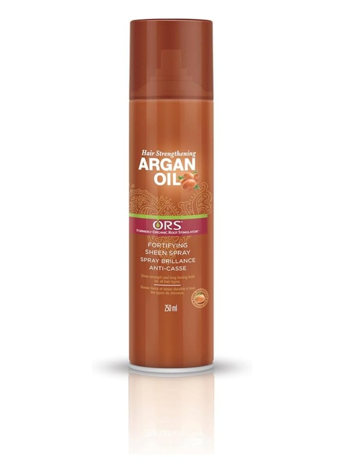 ORS Ors Argan Oil Shine Spray for Strengthening and Strengthening Hair Gives Strength and Long Lasting for All Hair Types 250ml  - Image 1