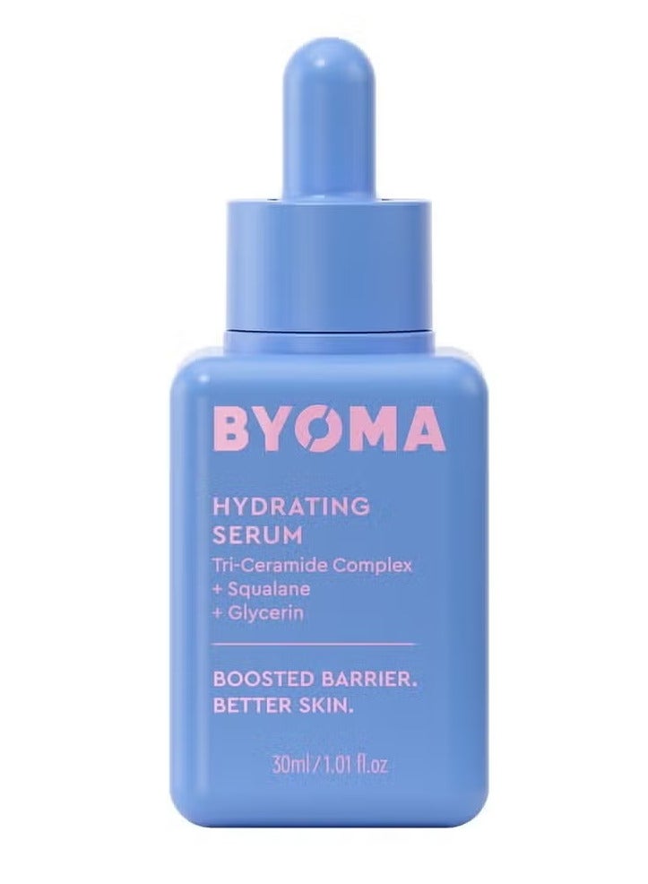 BYOMA Hydrating Serum - Moisturizing Facial Serum with Squalane, Glycerin & Ceramides - Hydrating for Glowing, Dewy Skin - 1.01 fl. oz - Image 1