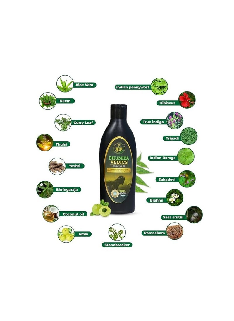 Bhumika Vedics - Bhumika Vedics Herbal Hair Oil 200 ML - Image 1